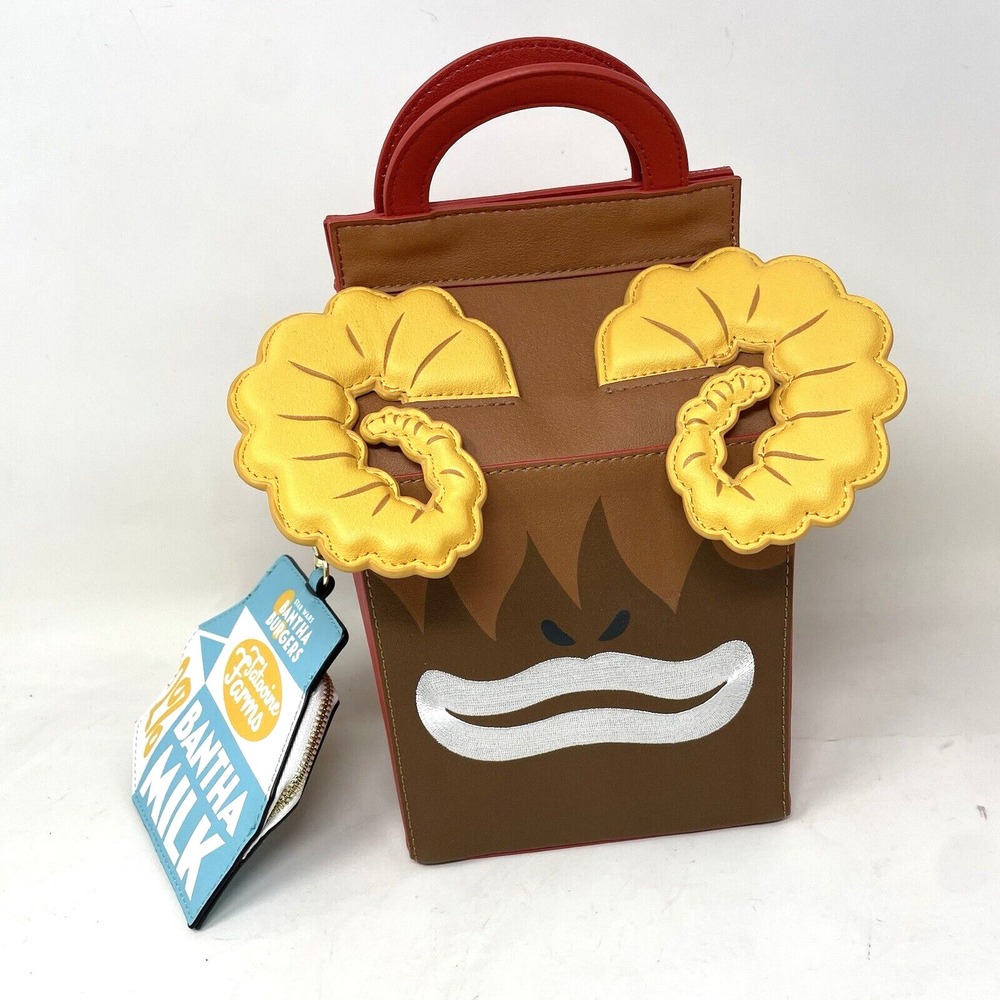 Disney Star Wars Bantha Burgers Happy Meal Loungefly Crossbody Purse w/ Wallet